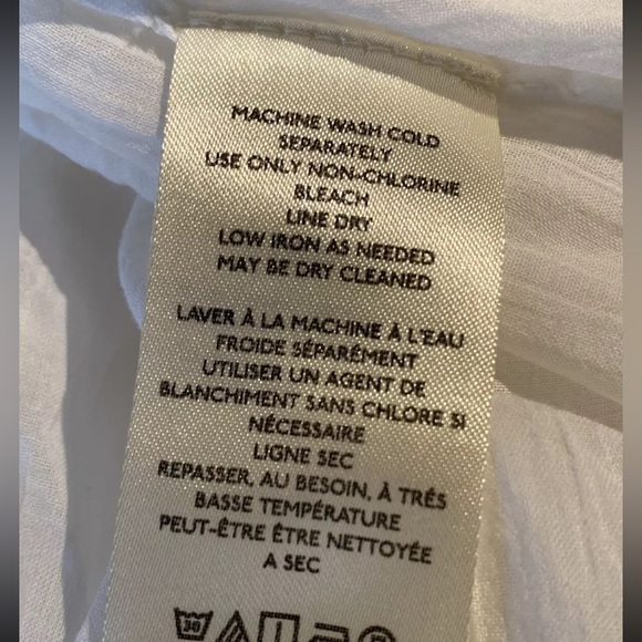 NWT We The Free People Float Away Shirt Size XS-Optic White Oversize Button Up - Picture 10 of 11